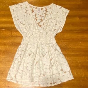 Xhilaration lace tunic shirt